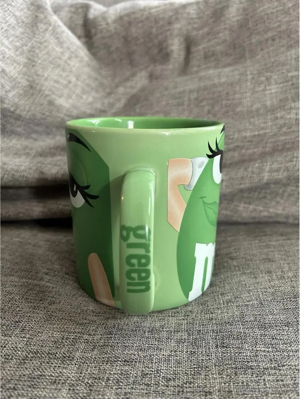 Miss Green M&M Coffee Cup Character 16 oz Collector Mug M&Ms World Mars Inc.
